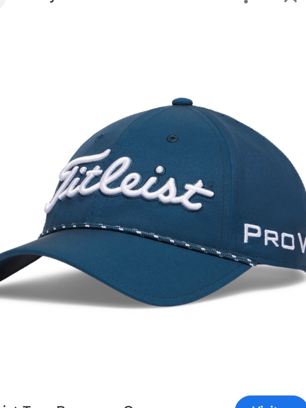 TITLEIST Tour Breezer - Blue Golf Rope Hat - New